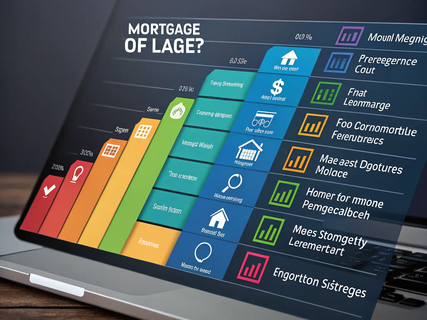 An image depicting a clear and concise comparison table of mortgage rates from various banks, emphasizing the ease of comparing offers on SzybkieHipo.pl.